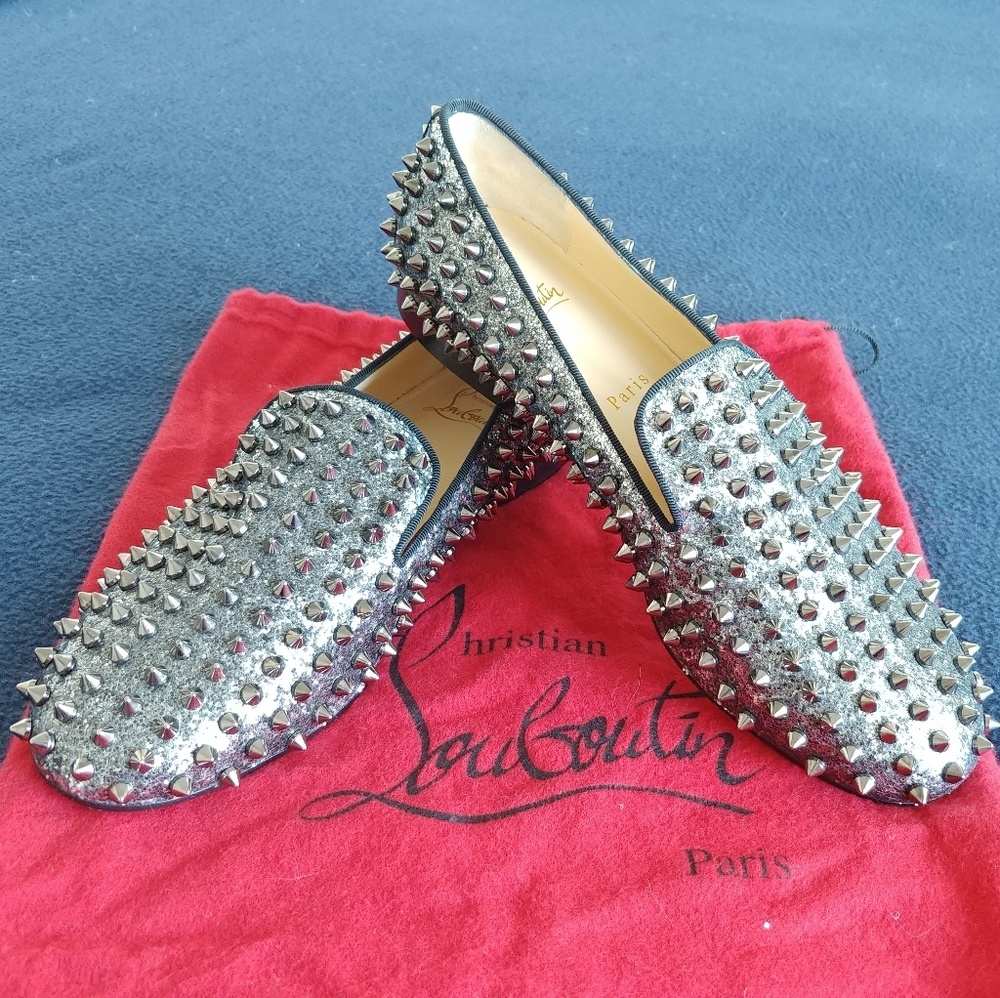 Christian Louboutin Rolling Spikes Loafers